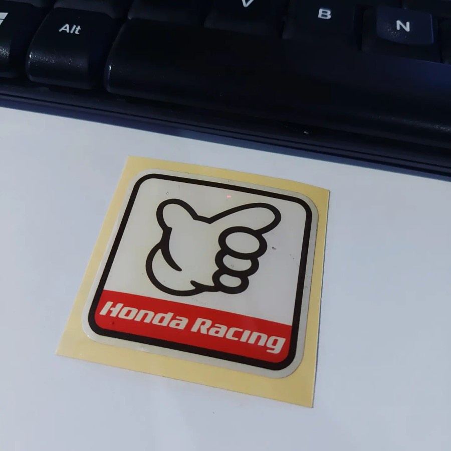 

Sticker Resin Timbul Honda Racing Stiker Lentur 3D No Good Nogood