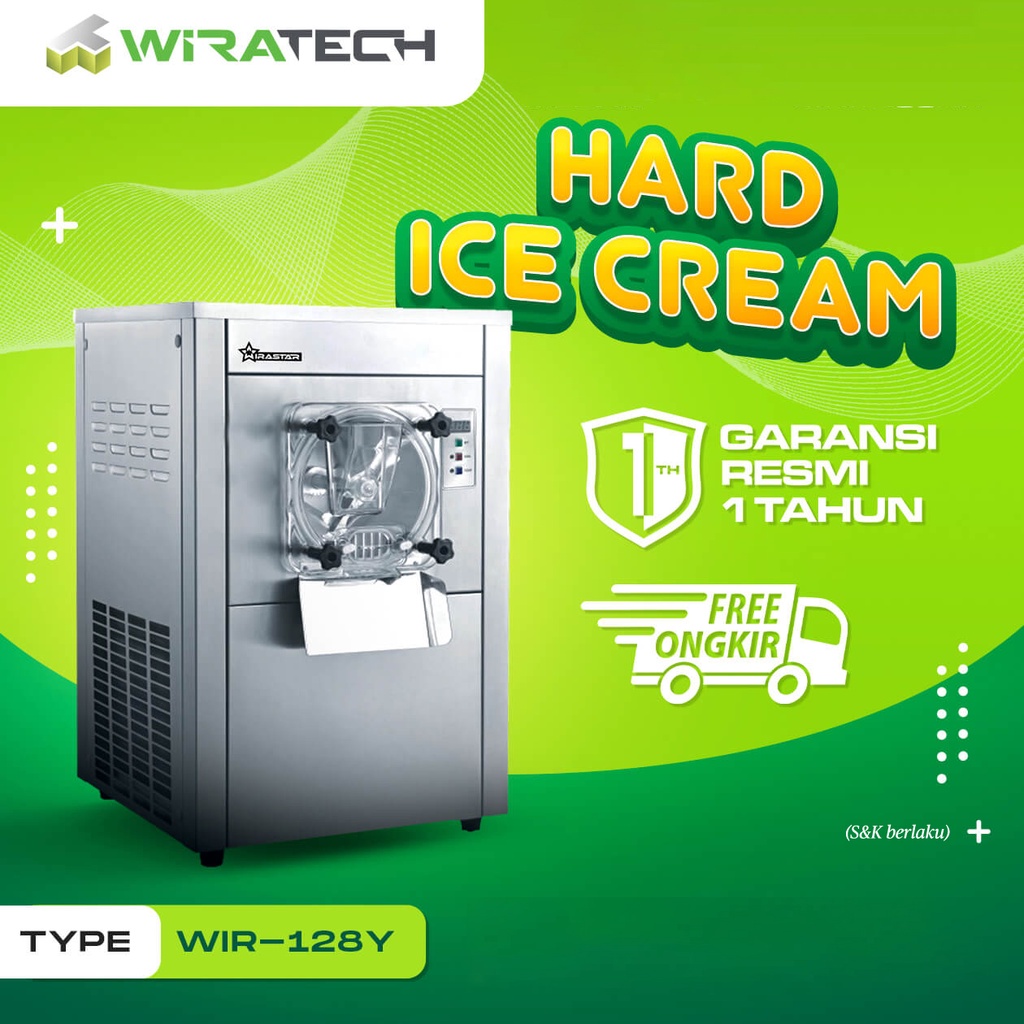 WIRASTAR Hard Ice Cream WIR-128Y - Mesin Es Krim Gelato Sorbet Es Puter