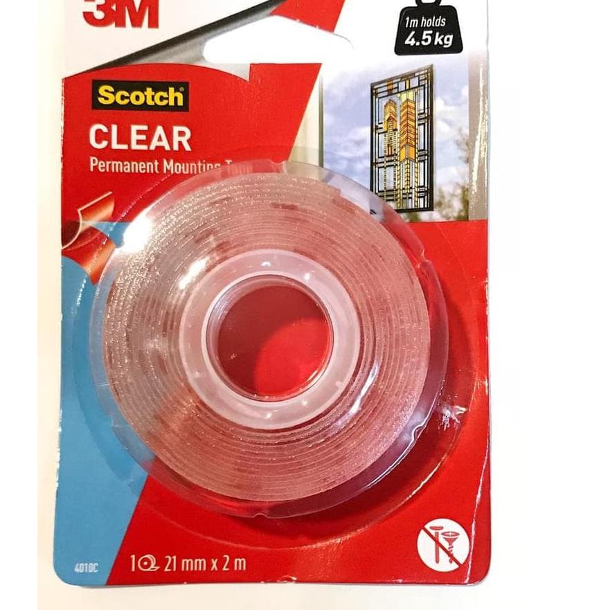 

Big Sale Double Tape Scotch Clear Permanet Mounting Tape 3M 4010C 21mmx2m ホ