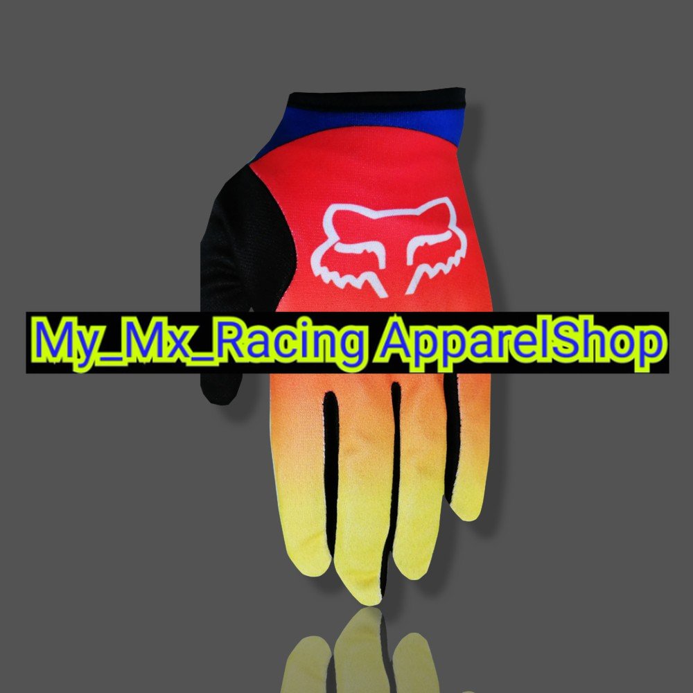 BISA COD Sarung Tangan Motocross - Sarung Tangan Trail - Sarung Tangan MX Motor Fullprint - 005