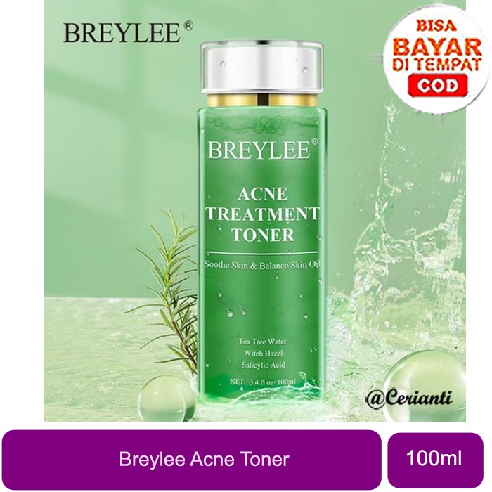 BREYLEE Tea Tree Acne Facial Toner - Melembabkan dan Menyegarkan Wajah_Cerianti