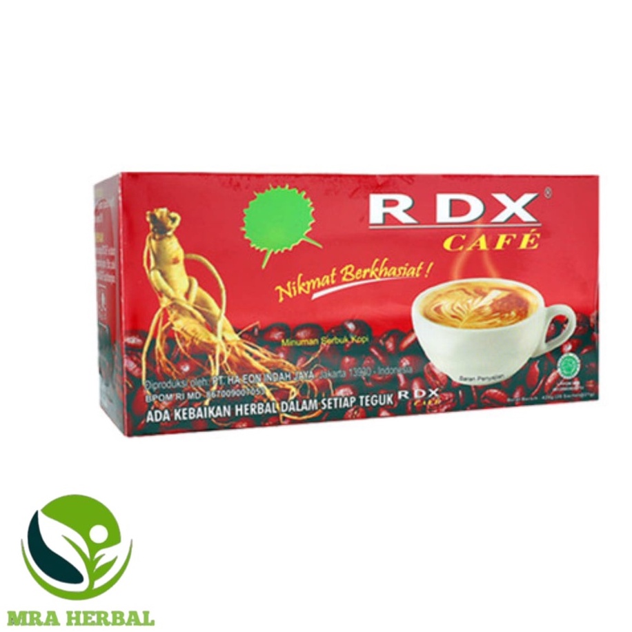 Kopi RDX Cafe Minuman Serbuk Kopi Kopi Ginseng RDX 20 sachet