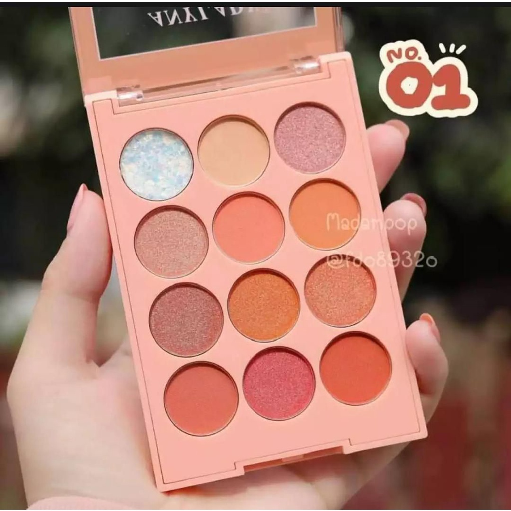 Eyeshadow Anylady Sweet Ice Cream 12 Color 807B