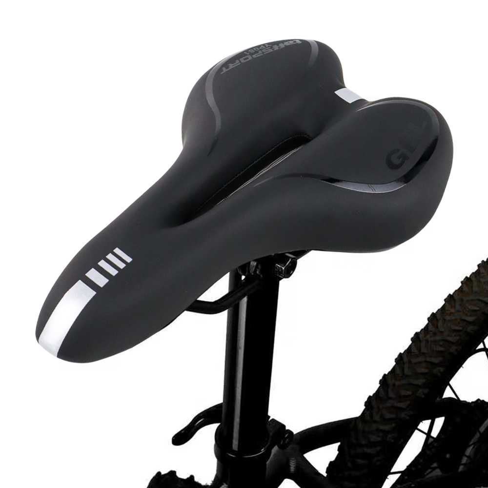 Sadel Sepeda MTB Empuk Dewasa Gel / Sadel Sepeda Empuk Dan Lebar / Bike Saddle Silicone Gel Cushion 