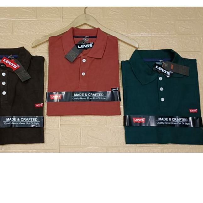 Diskon✔️KAOS KERAH LEVIS ORIGINAL PREMIUM JUMBO XXL dan  XXXL|SQ2