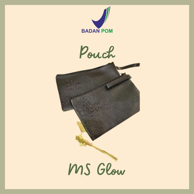 Pouch MS Glow For Men / Waist Bag MS Glow Men / Tas Tempat Skincare Men