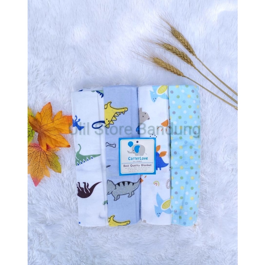 ISI 4PCS BEDONG BAYI MOTIF KARAKTER CARTERLOVE by KOLACO SELIMUT BAYI