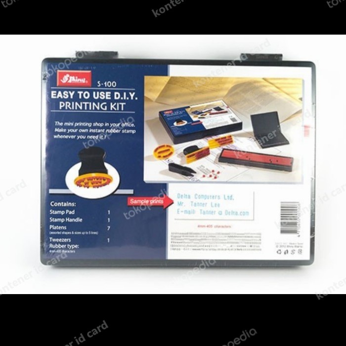 

Diskon Stamp Shiny S100 (Printing Kit) Stempel Bongkar Pasang Promo