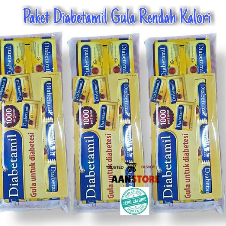 

Terbatas.. Paket Hemat Diabetamil Gula Rendah kalori(80x 1gr x3) IHI