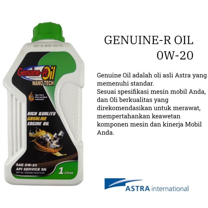 Oli Mesin Daihatsu Astra Genuine R Oil Nano Tech Sae 0W-20 Api Sn