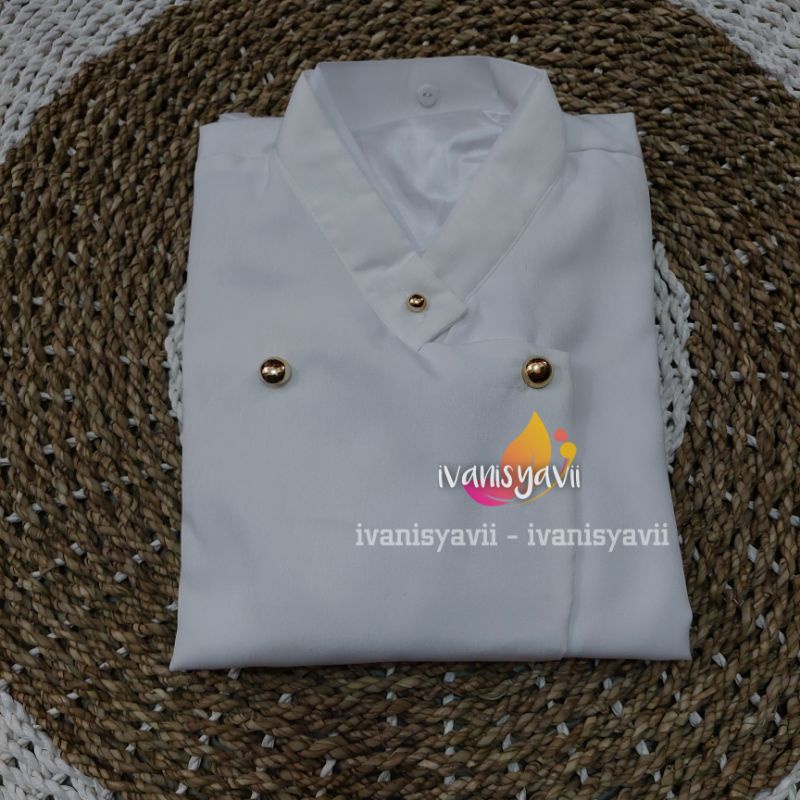 Beskap Solo - Warna Putih