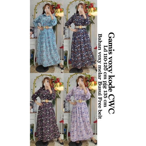 Gamis voxy busui kode CWC