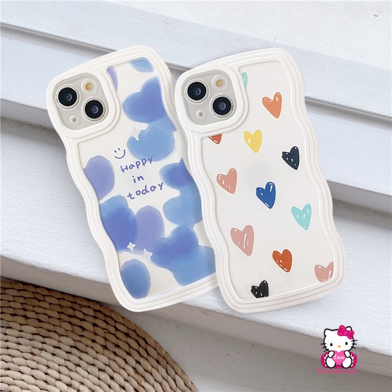 Soft Case TPU Motif Hati Untuk OPPO A15 A53 A7 A12 A5s A55 A96 A54 A3s A57 2022 A95 A16K A16 A9 A5 2020 A74 A16E A76 A15s F9 A16s A33 A35 A2 F9