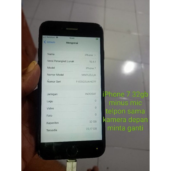 iPhone 7 32gb minus-iPhone 7