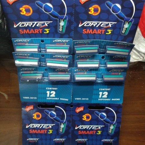 PS05  Alat cukur 2/3 mata pisau biru 1pc