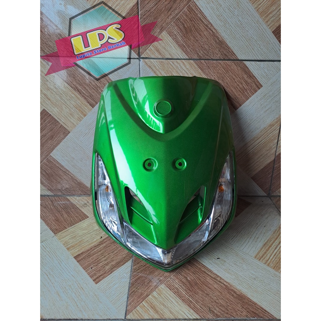 Cover Body Depan Mio Smile &amp; SEN Lampu Senyum Warna Hijau Termurah
