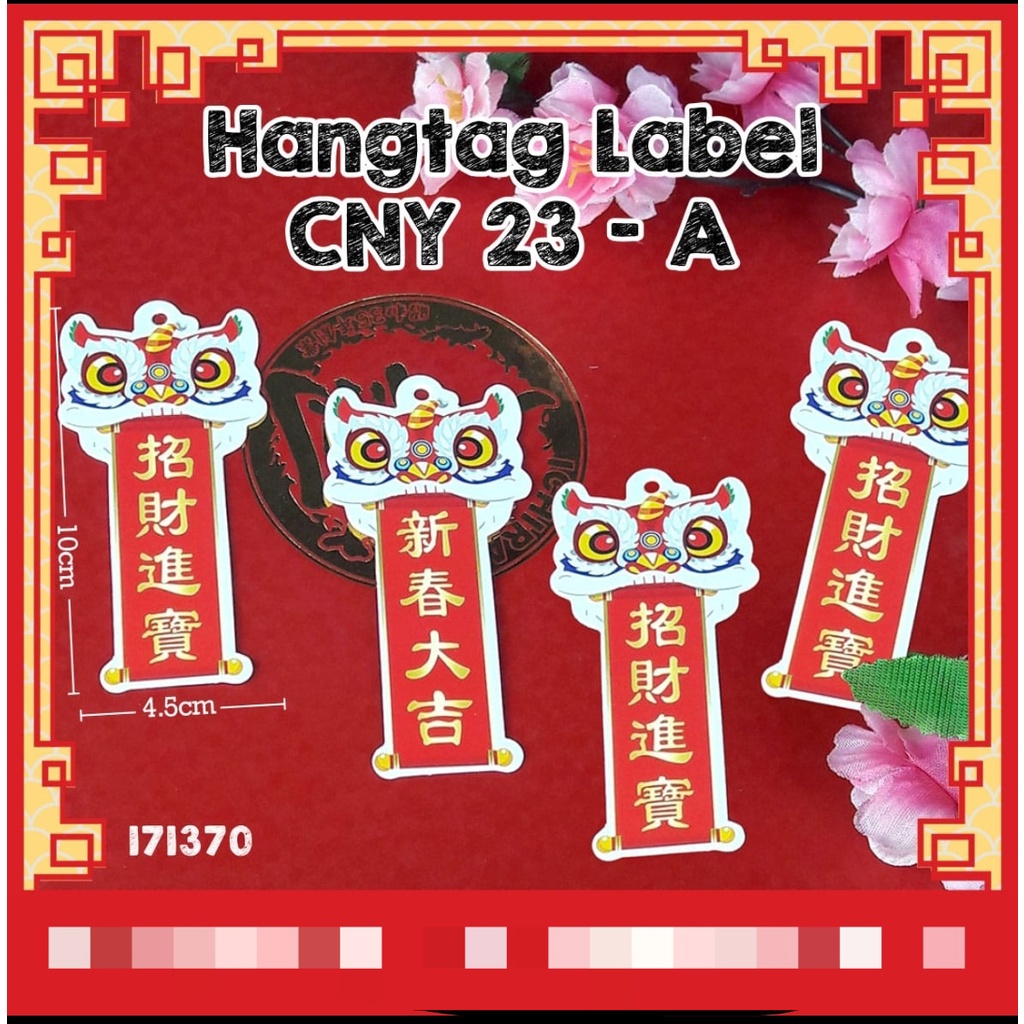 

hang tag imlek barongsai satuan cny 23 a ukuran10 x 4.5 cm