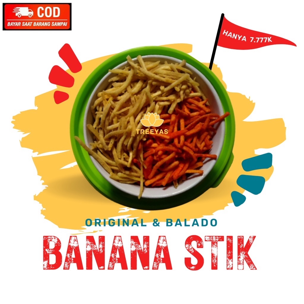 

Best seller stik pisang - Kemasan standing pouch 100 gram enak tanpa bahan pengawet