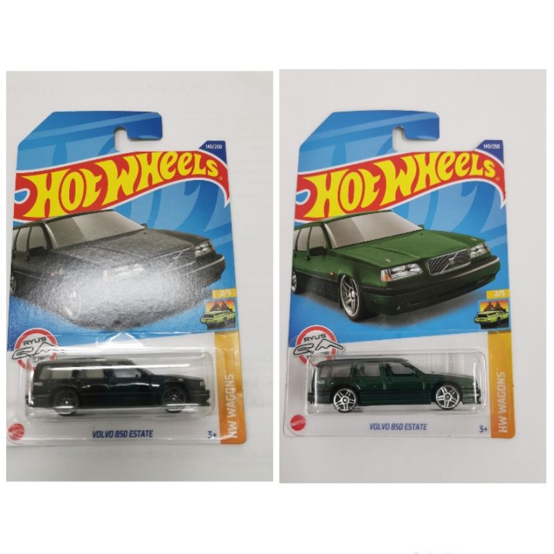 Diecast Hot Wheels H22 N22 VOLVO 850 ESTATE Hijau HITAM HW Hotwheels Mobil Mainan Anak