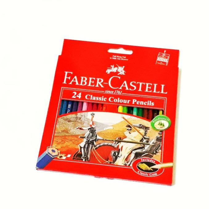 

(COD) Pensil warna Faber Castell 24 warna Classic
