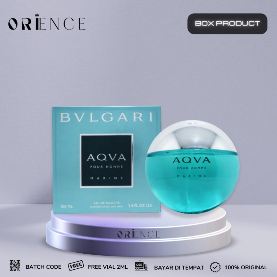 Jual Bvlgari Aqva Pour Homme Marine Edt 100ml Original Box Product