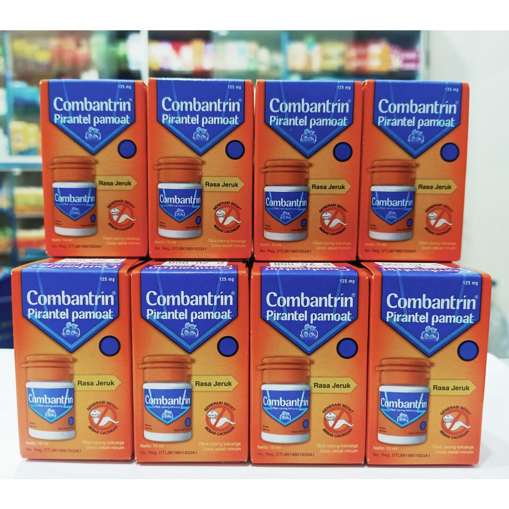 Combantrin Sirup Rasa Jeruk 10ml Obat Cacing Anak