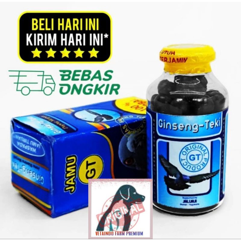 GINGSENG TEKI JAMU HERBAL DOPING BURUNG MERPATI DARA JALU AJI