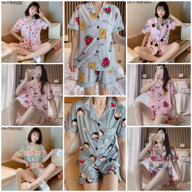 C15a,9b Baju tidur import stelan hp/fashion wanita/ baju tidur murah C09-B2