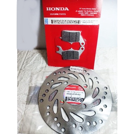 Piringan cakram plus dispad Beat old new/ Vario old New 125 fi/ Scoopy old new KVB