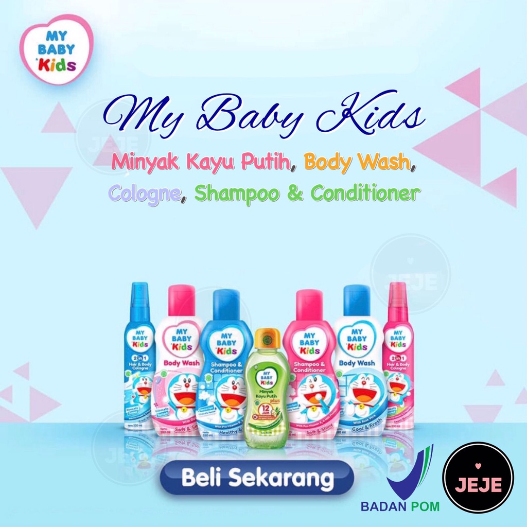 MY BABY KIDS Series | Cologne / Shampoo &amp; Conditioner / Minyak Kayu Putih / Body Wash