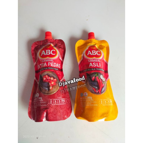 

saus sambal abc pouch 380 gram