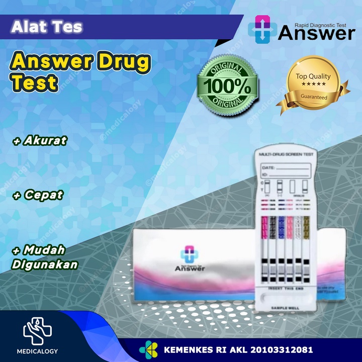 Answer Drugs Rapid Test 6 Parameter
