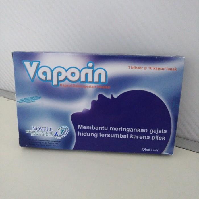 Vaporin Per Strip Isi 10 Kapsul Untuk Hidung Tersumbat&Pilek Bayi Anak
