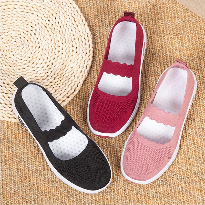 Sepatu Slip on Wanita Import Flat Shoes Wanita Terbaru - HN-68