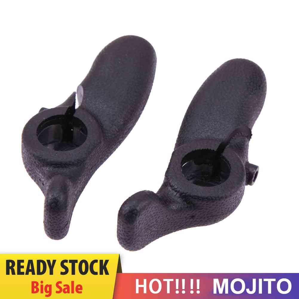 2pcs Grip Stang Sepeda Gunung Warna Hitam Untuk Outdoor