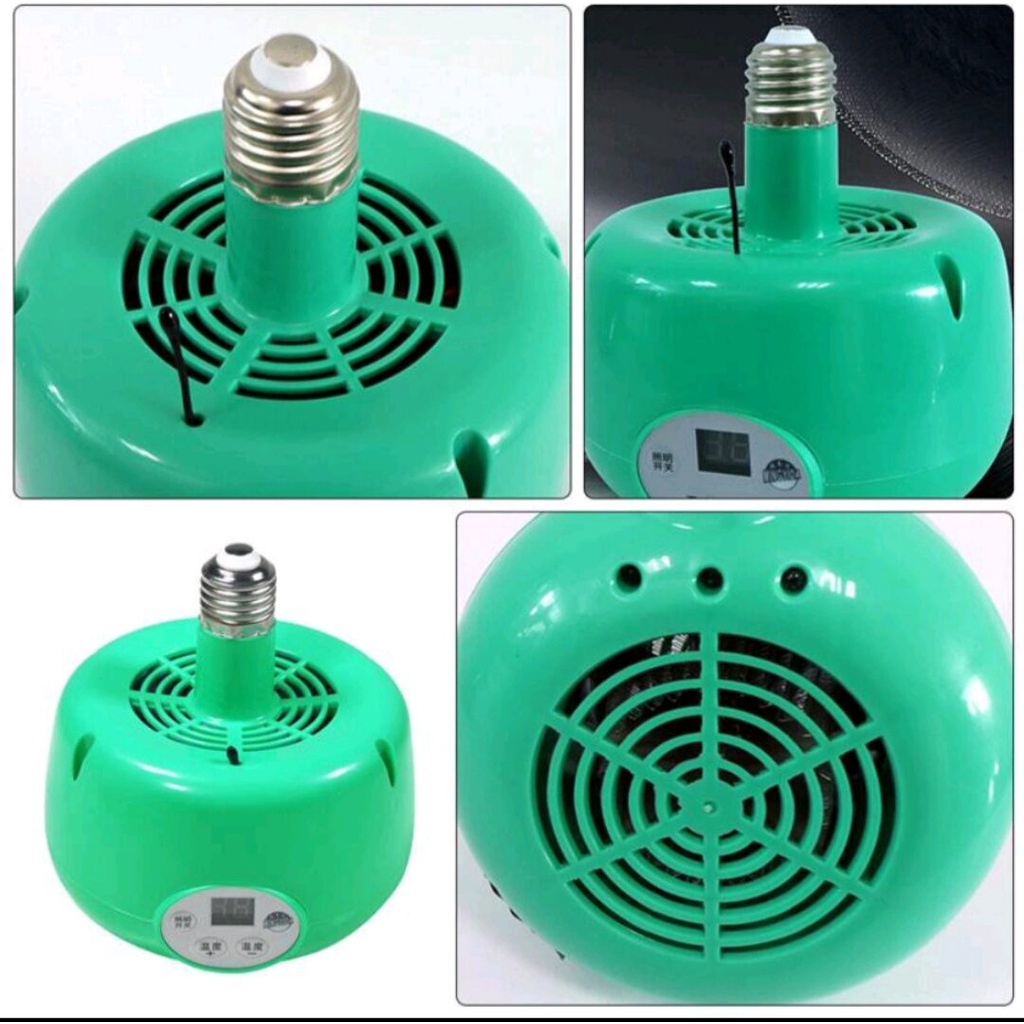 Penghangat Reptil Blower Pemanas Kandang Digital Blower Penghangat Kandang Dap