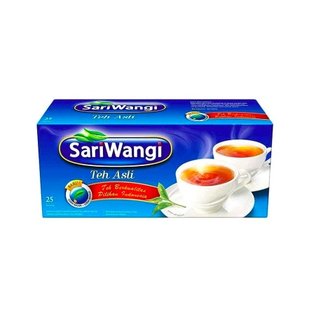 

Teh Celup Sari Wangi Teh Asli (25kantongx1.85g)