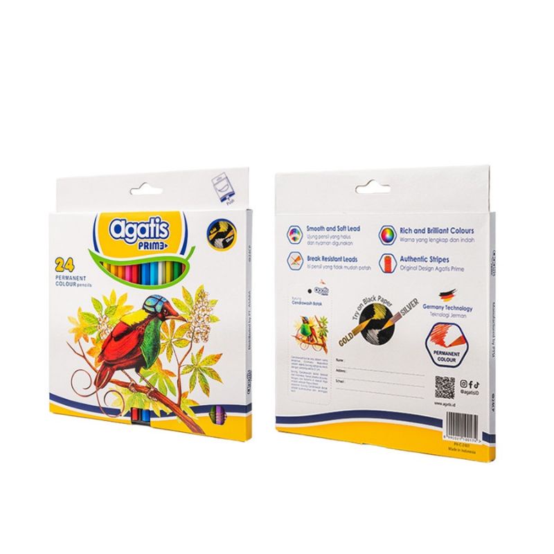 

AZ - Pensil Warna Agatis Prime Pensil warna set isi 24