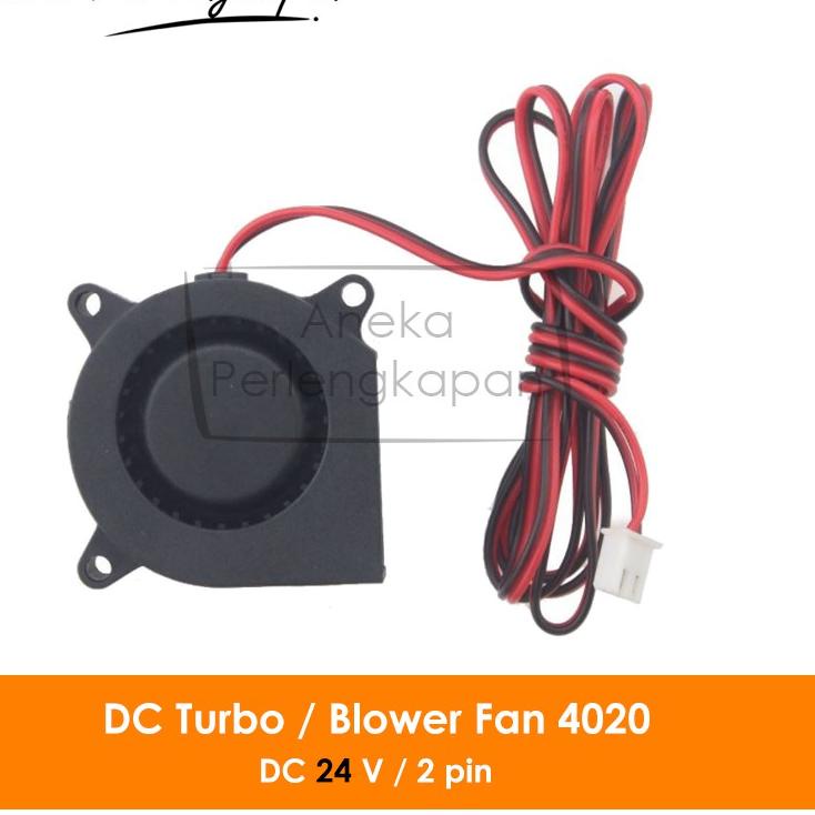 Murah Lebay--3D Printer DC Blower Fan / Turbo Fan 4020 24V 2 pin