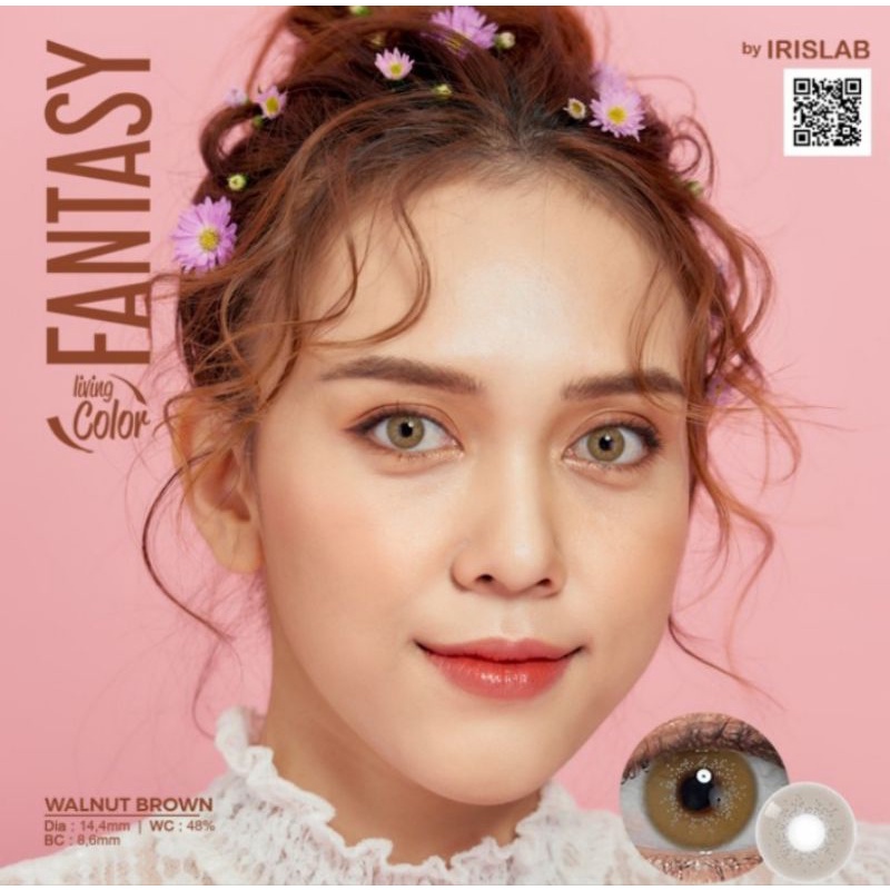 Fantasy Living Color Softlens Warna Ukuran Normal Sampai -2.50