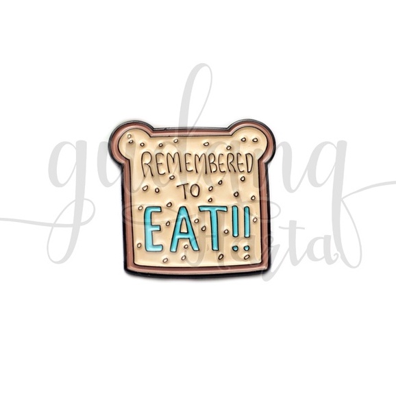 Pin Remember To Eat Bros Tas Motif Kata Jangan Lupa Makan GH 208004