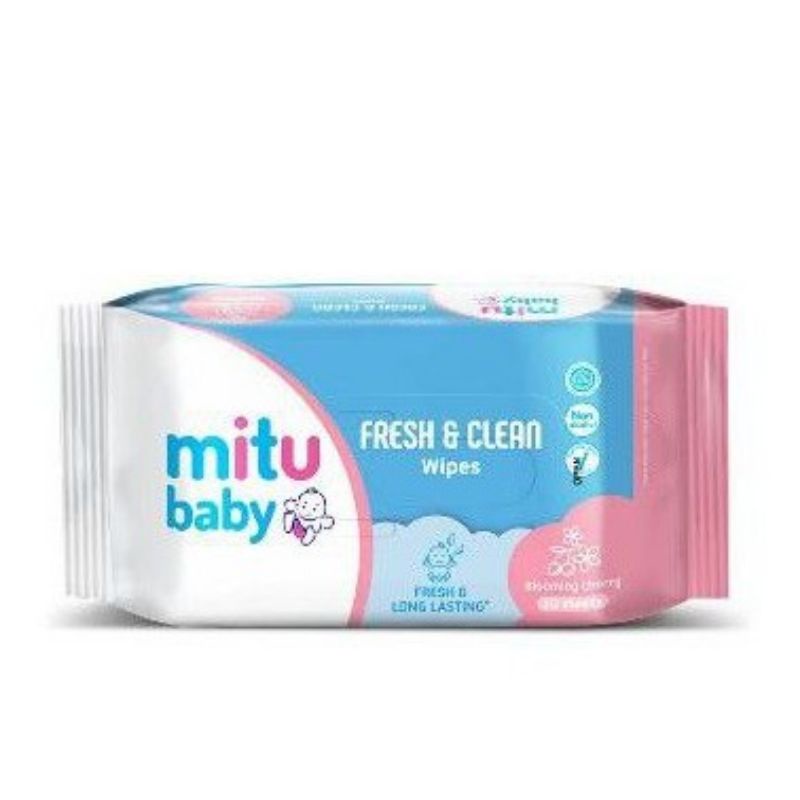 TISU BASAH MITU BABY WIPES 50 SHEET