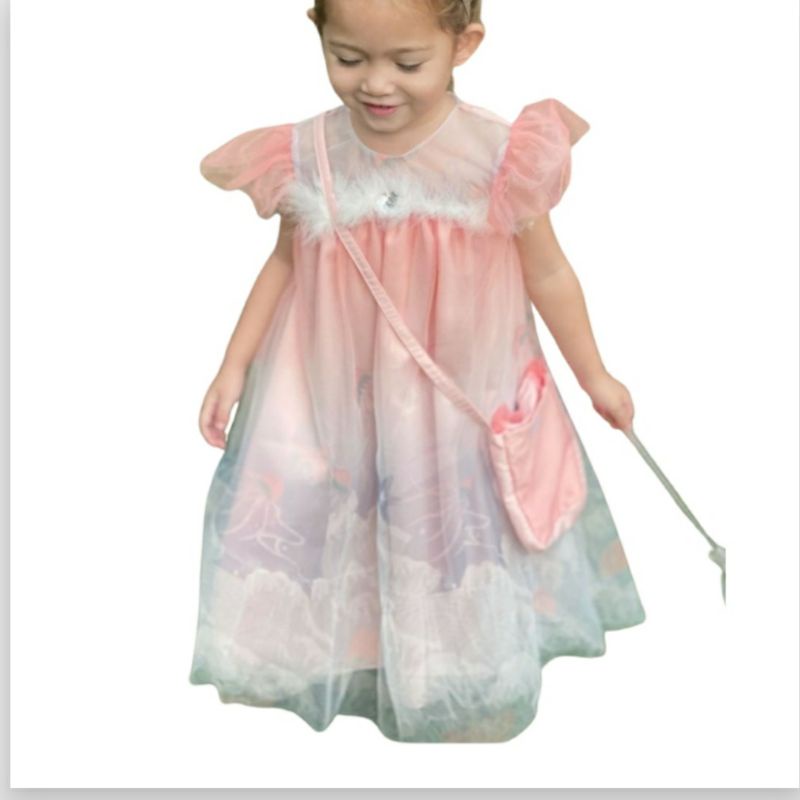 dress pesta anak gaun pesta anak gaun princess dress tutu baju pesta anak cewek usia 3-10 tahun