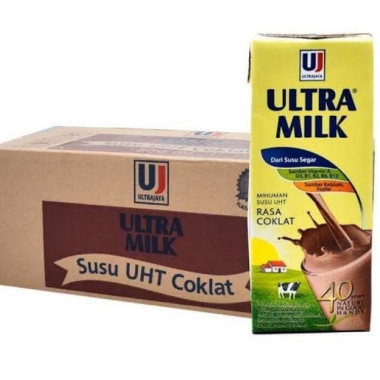 

Lariz--Susu ultra 200ml coklat 1 DUS isi 24 pcs. Ultramilk