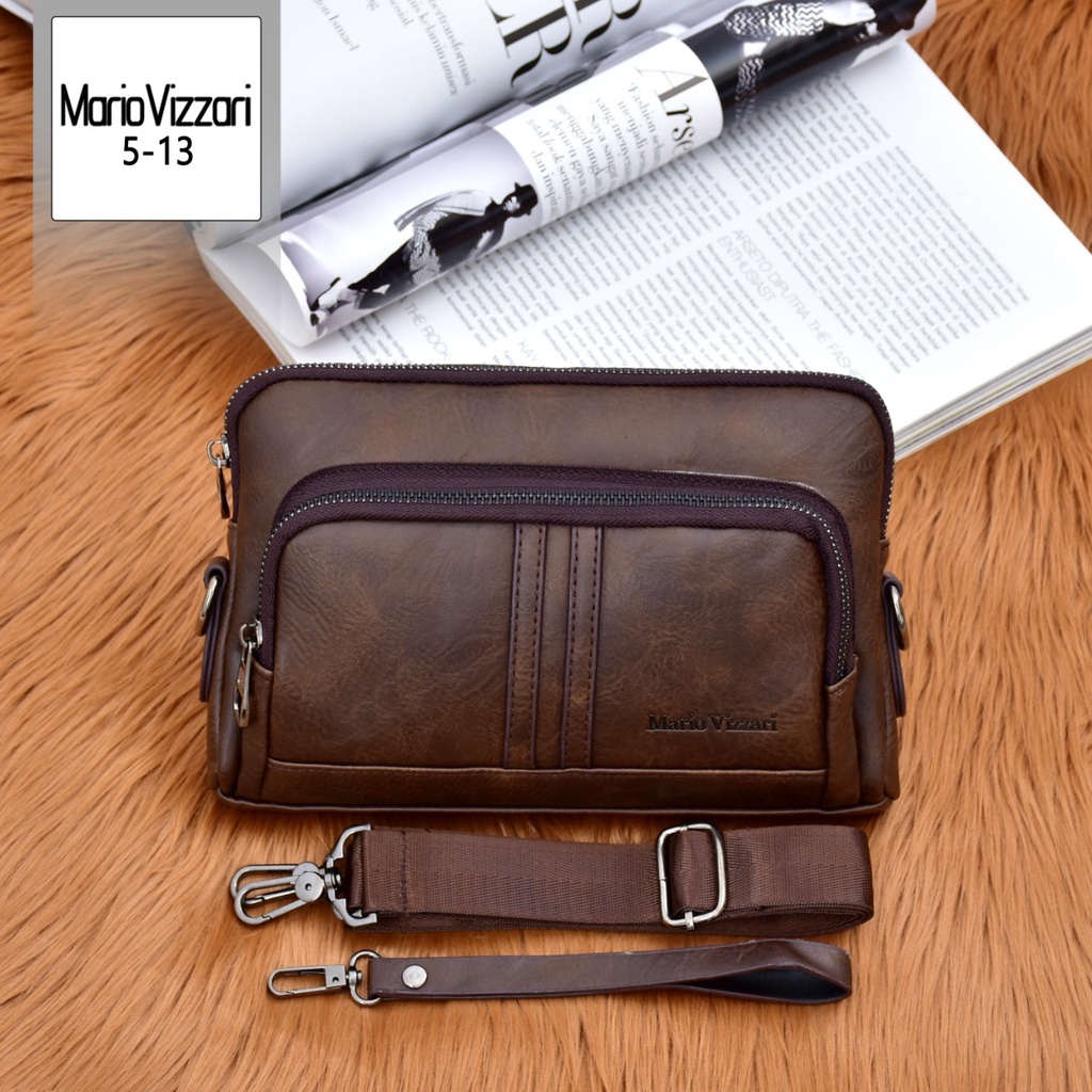 Tas Clutch Pria Kulit Mario Vizzari HAWK (5-13)