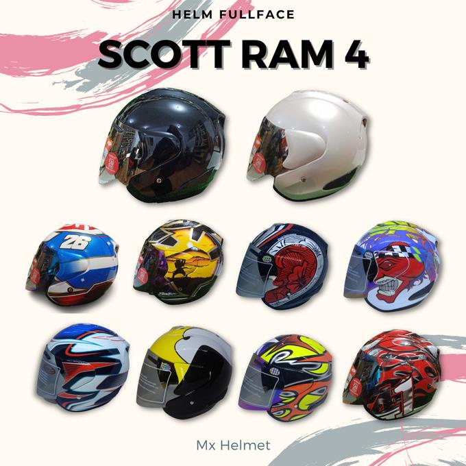 HELM SCOTT RAM 4 TSR / HELM HALF FACE