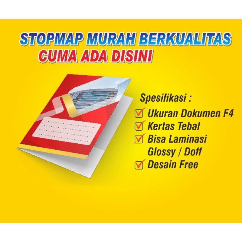 STOPMAP CUSTOM MURAH BERKUALITAS