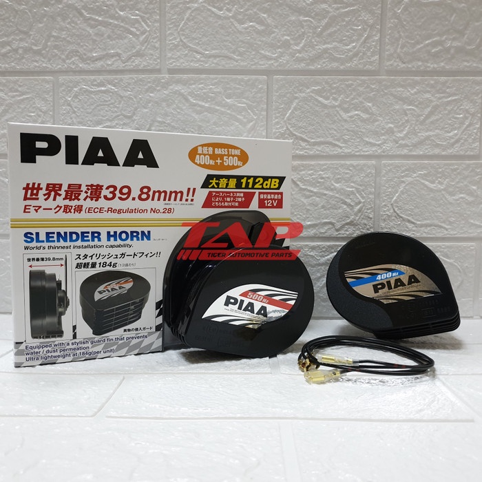 {BEKAS} KLAKSON PIAA SLENDER HORN 12V BASS TONE ORIGINAL MADE IN JAPAN Diskon