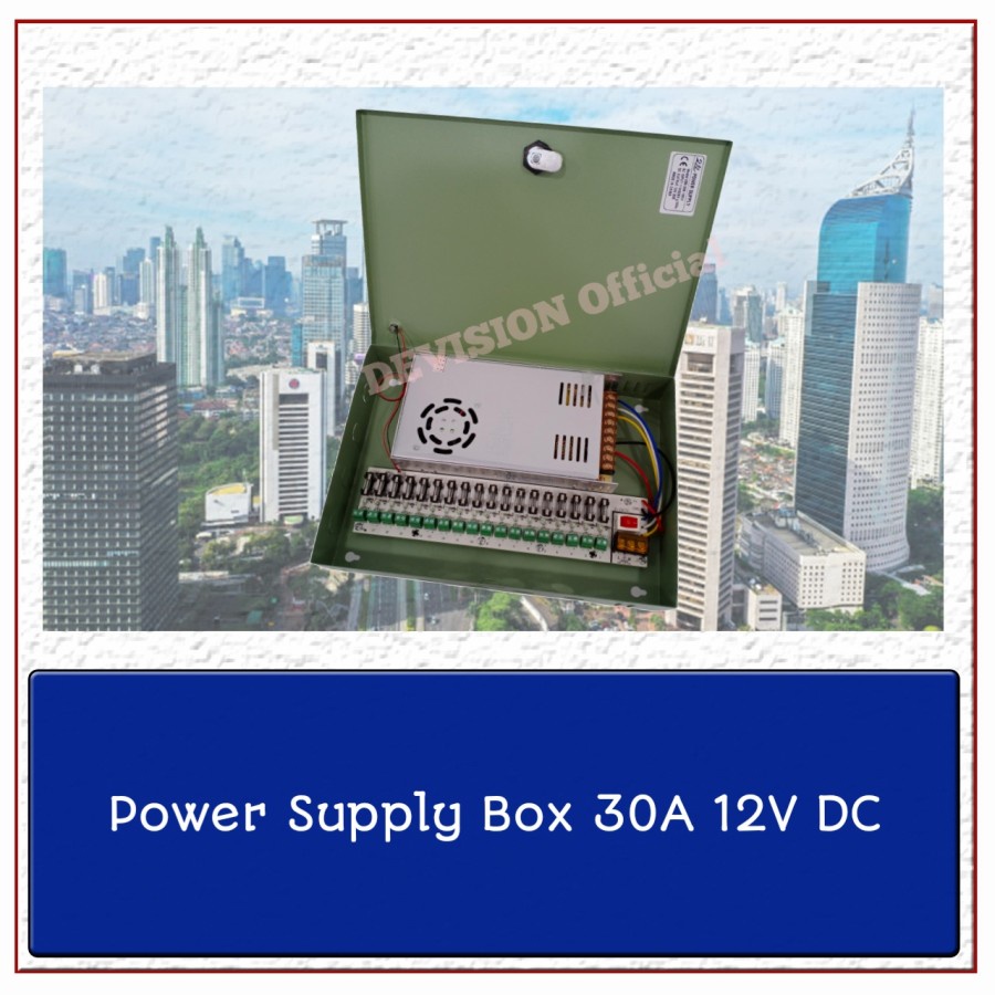 Power Supply Box 30A 12v DC