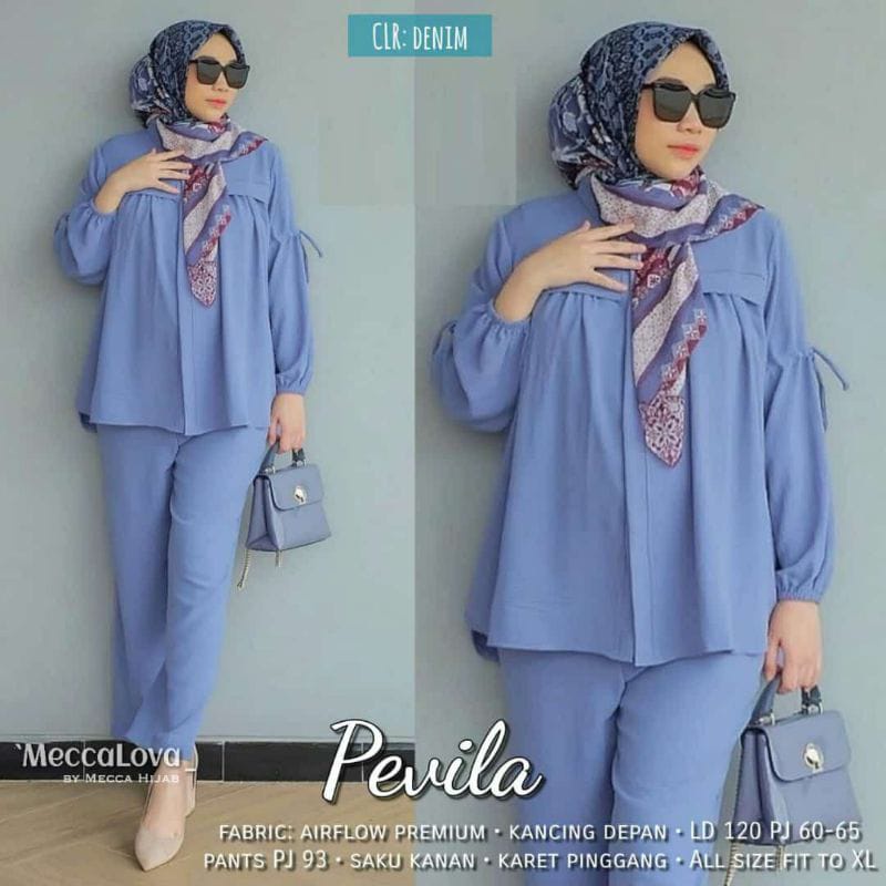 Detail produk dari NEW Setelan Wanita Jumbo Ld 120 Busui Original Berlabel Tulus Signature / PEVILA One Set Jumbo Setelan Wanita Dewasa Crinkle Airflow Kekinian / Setelan Dewasa Baju Atasan + Celana Crinkle wanita Remaja Best Seller / bayar di tempat